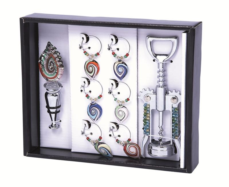 Picnic Gift 5050-PP Wine Bling Set - Petal Power at Sears.com