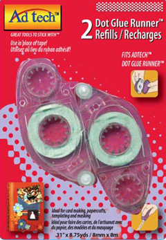 Adhesive Technologies 05623 2 Pack Dot Runner Refills - Pack of 48 at Sears.com