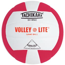 Tachikara SVMNC.SCW Volley-Lite Volleyball - Scarlet-White at Sears.com