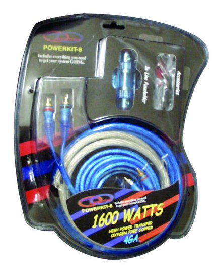 American Pro American Pro POWERKIT8 4 Gauge 1600 Watt Amplifier ...
