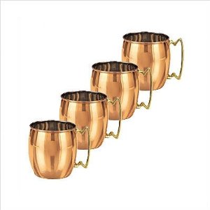 Old Dutch Company OS428 Set of 4 Solid Copper  Moscow Mule Mug at Sears.com