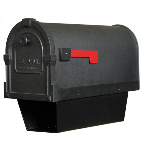 Savannah Curbside Mailbox Scs-2014-blk Savannah Curbside Mailbox With