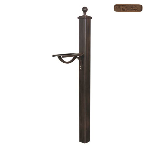 Main Street Mailbox Post Spk-700-cp Main Street Square Mailbox Post-