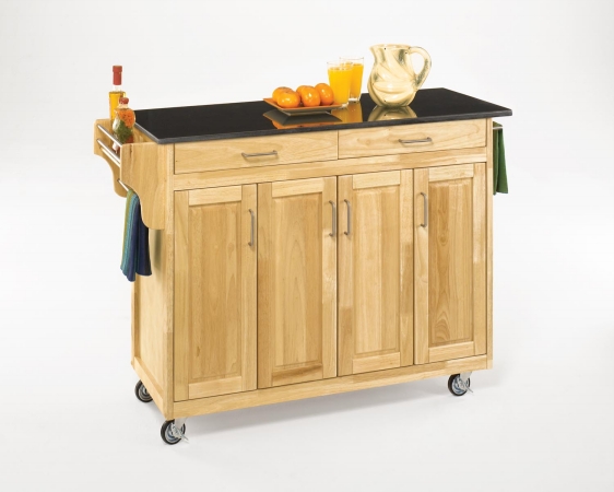 Home Styles 9200-1014 Create-a-Cart Natural Finish Black Granite Top at Sears.com