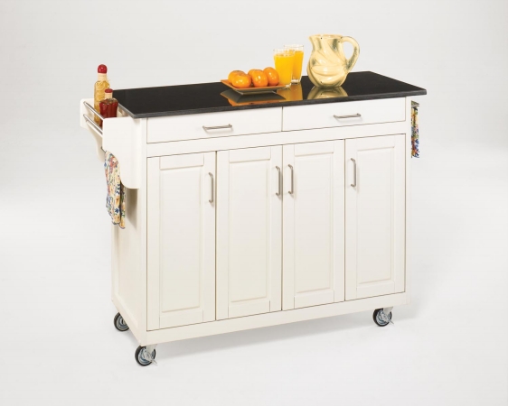 Home Styles 9200-1024 Create-a-Cart White Finish Black Granite Top at Sears.com