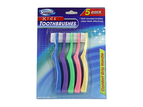 Bulk Buys 5 pack kids toothbrushes - Pack of 96 at Sears.com