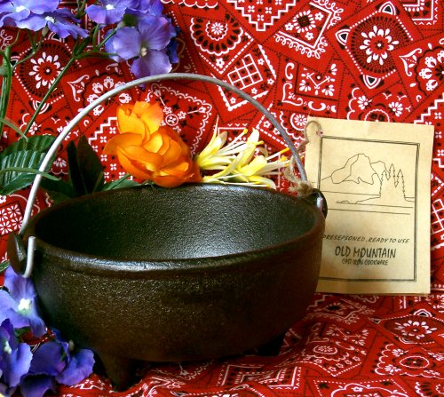 IWGAC Old Mountain Cast Iron Seasoned Kettle