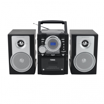 Naxa NPB-425 Portable MP3-CD Player with AM-FM Stereo Radio Cassette Player-Recorder, Twin Detachable Speakers and Remote Co at Sears.com