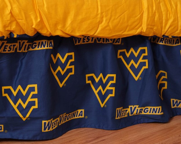 College Covers WVADRQU West Virginia Printed Dust Ruffle Queen at Sears.com