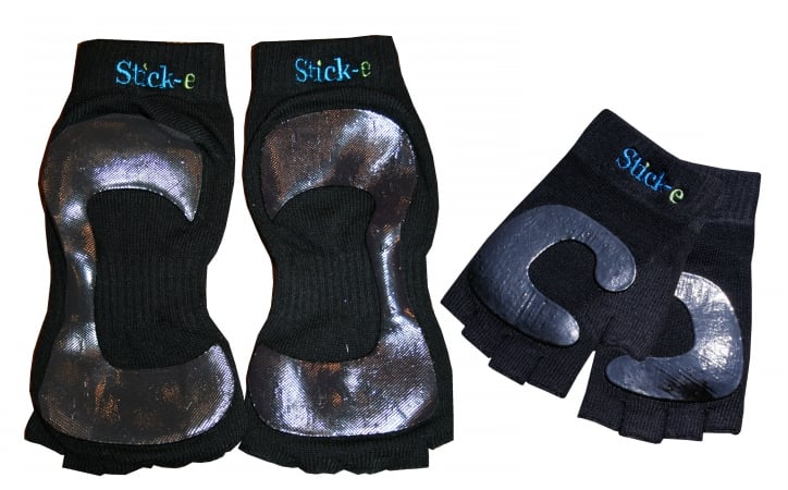 Yoga Stick-e Socks 3114 Stick-e Socks and Gloves combo- black small socks at Sears.com