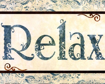 Sun Dance Graphics SND6728D810 Relax Poster by Hakimipour - Ritter -10.00 x 8.00 at Sears.com