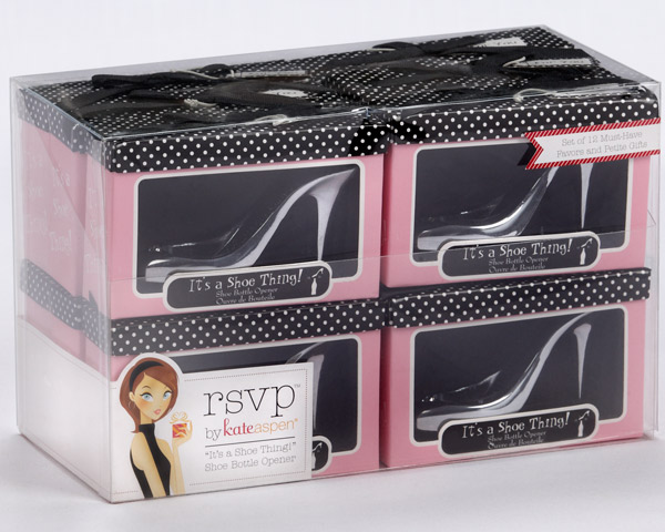 Coty Kate Aspen 11021NA-R RSVP It&'s a Shoe Thing Shoe Bottle Opener- Case of 8 at Sears.com
