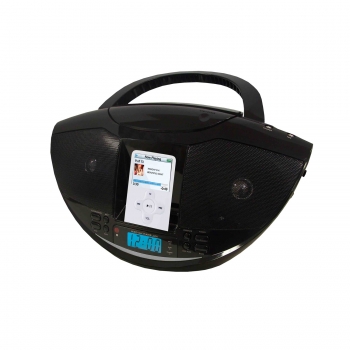 Supersonic IQ-2012 Portable MP3 Speaker with Docking Station, CD Player and AM-FM Radio at Sears.com