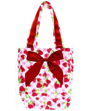 Jessie Steele 811-JS-193 Strawberry Gingham Lunch Tote Bag with Bow at Sears.com