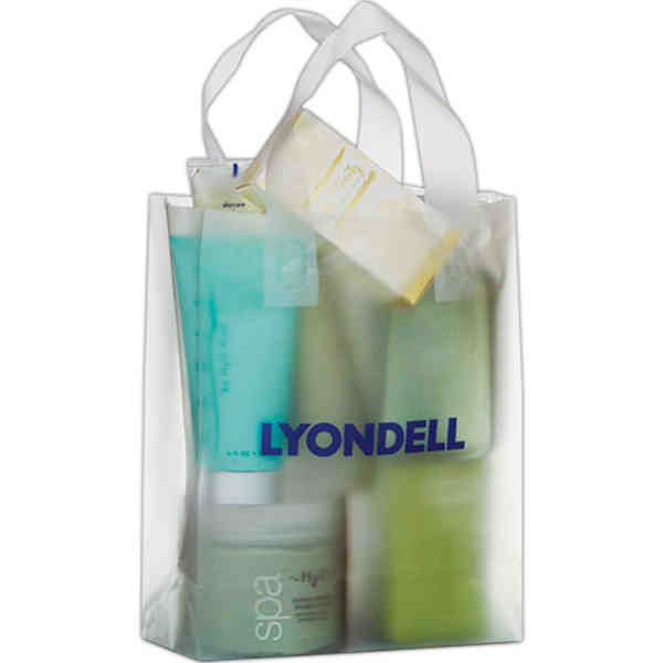 AAB 19FSC8411 8 in. x 11 in. Plastic Ink Printed Shopping Bag with A 4 in. Gusset - Pack of 250 at Sears.com