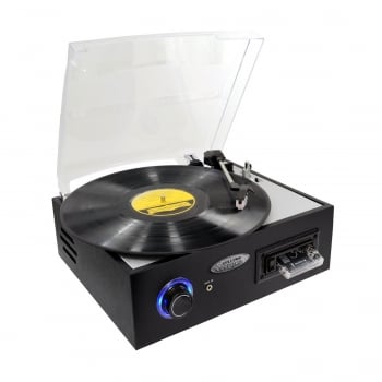 Pyle PTTC4U Multifunction Turntable With MP3 Recording, USB-to-PC, Cassette Playback at Sears.com