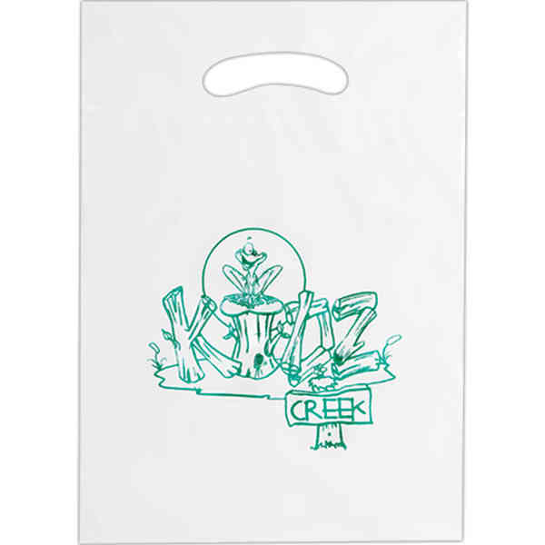 AAB 12BD912 Biodegradable Plastic Die Cut Bag with 2 in. Gusset - Pack of 250 at Sears.com