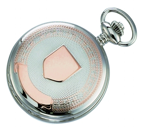 Charles Hubert Charles-Hubert- Paris Brass Two-Tone Mechanical Hunter Case Pocket Watch #3821 at Sears.com