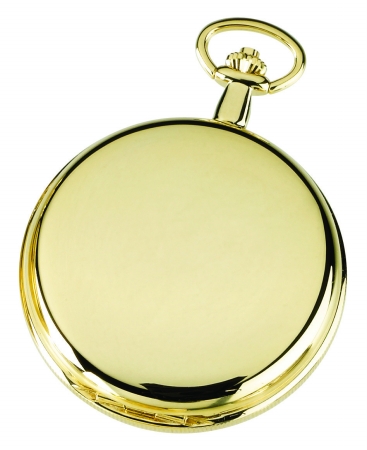 Charles Hubert Charles-Hubert- Paris Brass Gold-Plated Mechanical Hunter Case Pocket Watch #3576-G at Sears.com