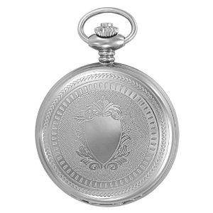 Charles Hubert Charles-Hubert- Paris Stainless Steel Quartz Hunter Case Pocket Watch #3599-B at Sears.com