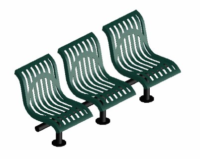 Webcoat Inc. BWBDTCLASSS3SM Downtown Style Benches at Sears.com