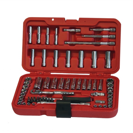 Grip-On-Tools&nbsp; Grip-On-Tools 73110 62 pc .25 in. Professional Socket Set