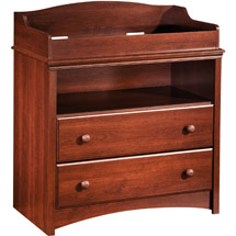 South Shore 3246331 Traditional Sweet Morning Changing Table in Royal Cherry at Sears.com