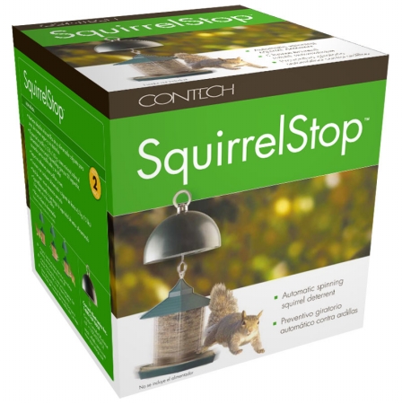 Contech Sqrstp001 Squirrelstop Automatic Spinning Squirrel Deterrent