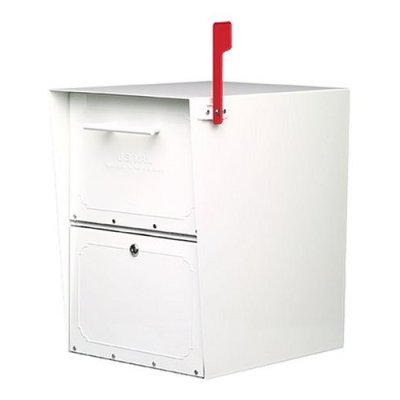 Architectural Mailboxes 5100w Oasis Curbside Locking Mailbox 20x13.