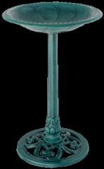 Gardman Wild Bird Pedestal Bird Bath Green 28 Inch Ba01136