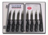 Slitzer 8pc Professional German Style Jumbo Steak Knives with half serrated full tang stai CTSZ8 at Sears.com