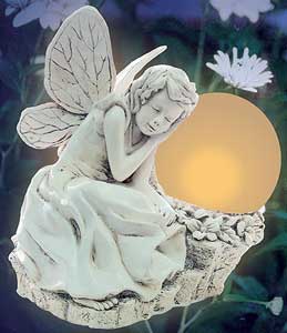 Echo Valley E-V Sleeping Solar Fairy In Antique Ivory at Sears.com