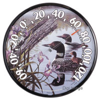 Chaney 01726 12.5 Inch Loons Thermometer By Jim Kasper