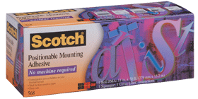 3M Scotch Mounting Adhesive Roll 11inx50ft 568 at Sears.com