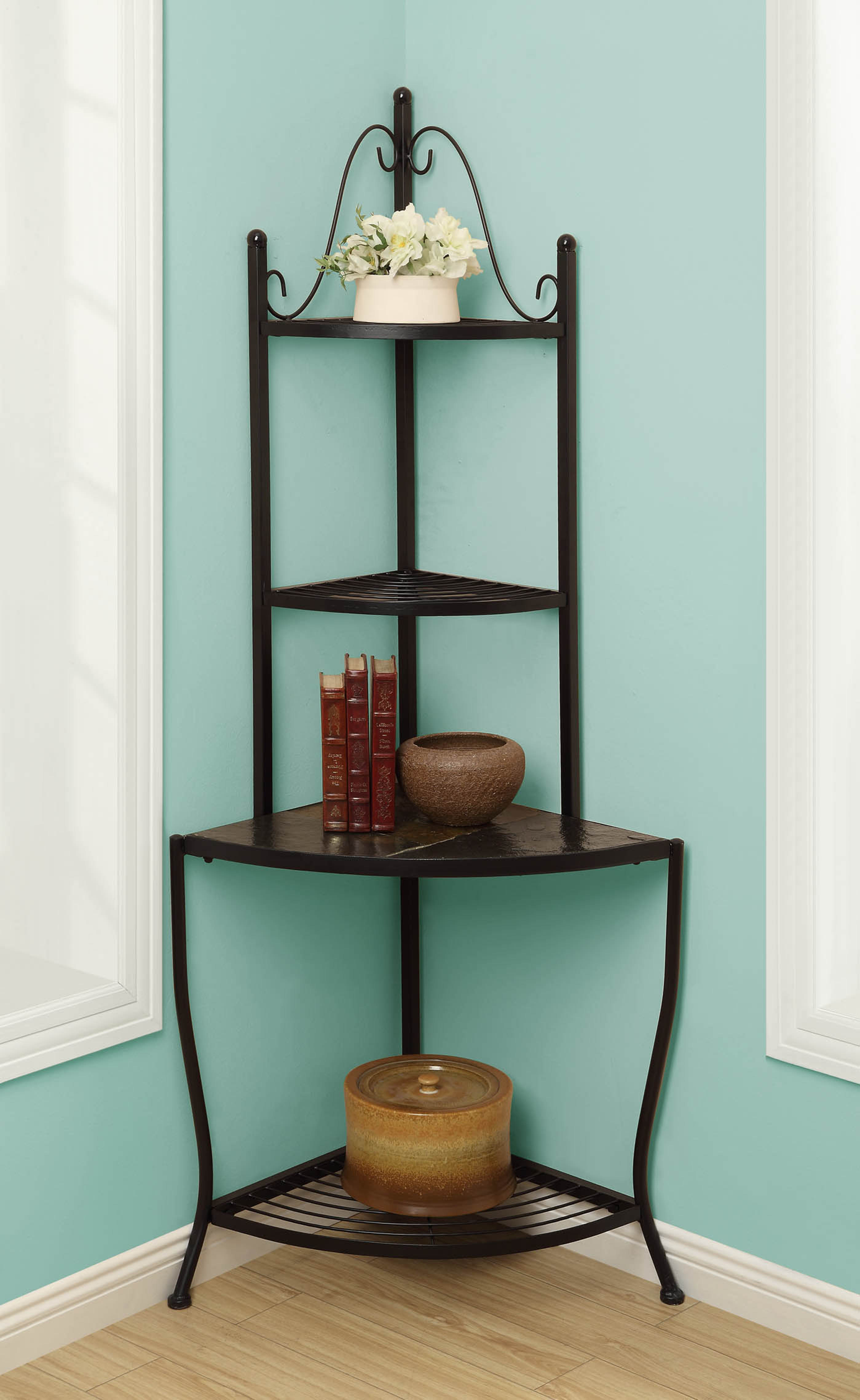 4D Concepts 601617 Corner Baker's Rack with Slate Top - Metal/Slate at Sears.com