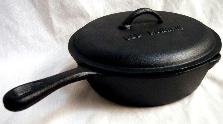 IWGAC Old Mountain Cast Iron Preseasoned 3qt Deep Fry Skillet with Lid at Sears.com