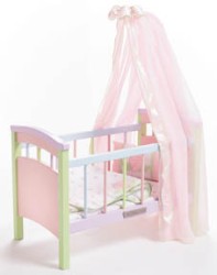 Lee Middleton Dolls Crib- pill blanket and canopy sold separately at Sears.com
