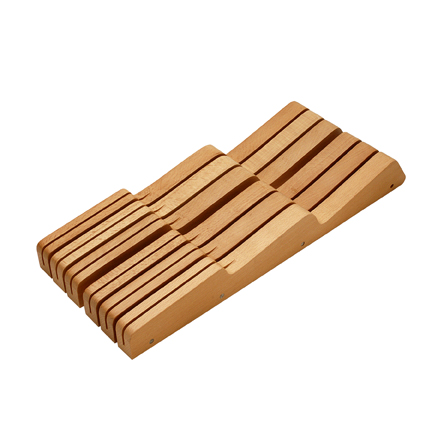 MIU France 90045 Beechwood 11 Slot In Drawer Knife Tray at Sears.com