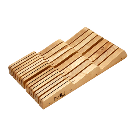 MIU France 90046 Beechwood 15 Slot In Drawer Knife Tray at Sears.com