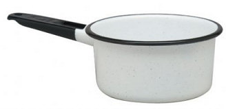 GHC Columbian Home 6156-6 WHT 2 Qt Saucepan - White - Pack Of 6
