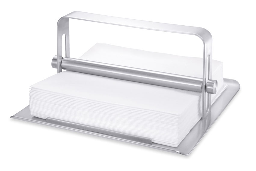 Zack 22444 PURITO serviette holder. 7.9 x 7.9. h.3.9 inch Stainless Steel at Sears.com