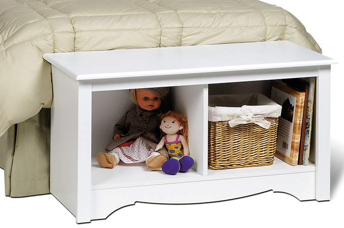 Prepac WSC-3620 Monterey Twin Cubbie Bench (small) White at Sears.com