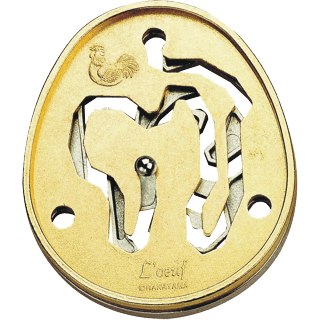 Hanayama USHY10 L Oeuf Cast Metal Brain Teaser Puzzle at Sears.com
