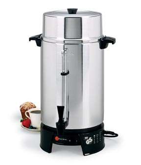 Focus 58010V West Bend 100 Cup 220/240 Volt Aluminum Coffee Urn at Sears.com