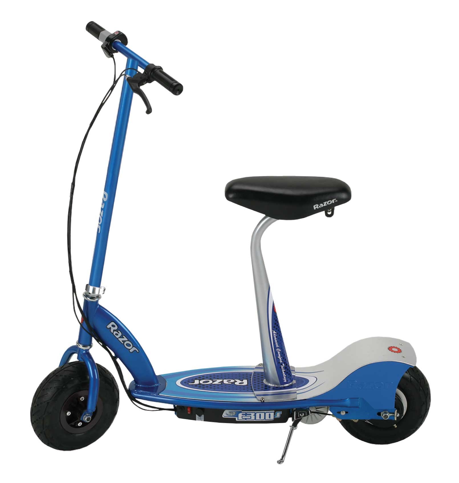 Razor 13116240 E300S Seated Electric Scooter - Blue Scooter at Sears.com