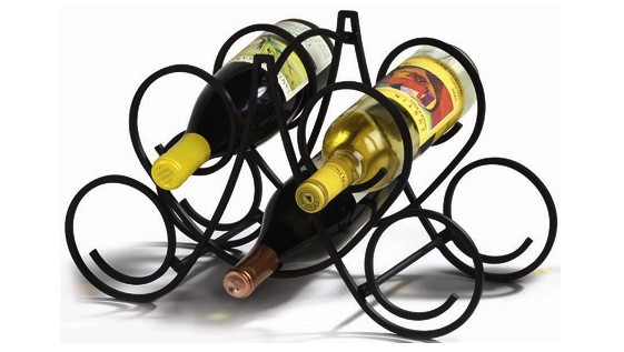 Spectrum Diversified 48110CAT Bordeaux Wine Rack  5 Bottle - Black at Sears.com