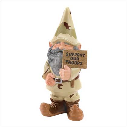 Swm 39627 Support Our Troops Gnome