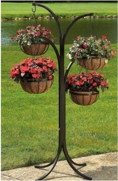 Woodstream Coropration HB4T-A 4 Arm Tree with Hanging Baskets at Sears.com