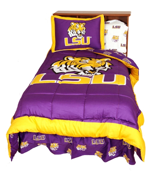 College Covers LSUCMKG LSU Reversible Comforter Set -King at Sears.com