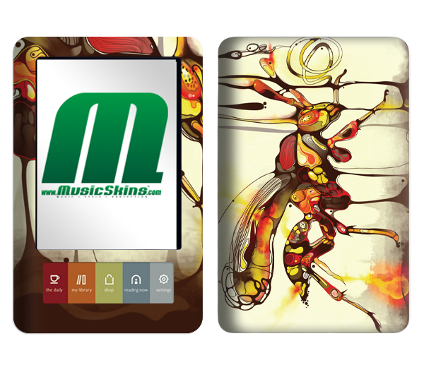 Music Skins Zing Revolution MS-SHRP140137 Barnes &amp; Noble NOOK -Wi-Fi-3G plus Wi-Fi at Sears.com